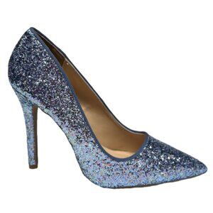 Qupid Milia-97 Lt Blue Multi Glitter Pu